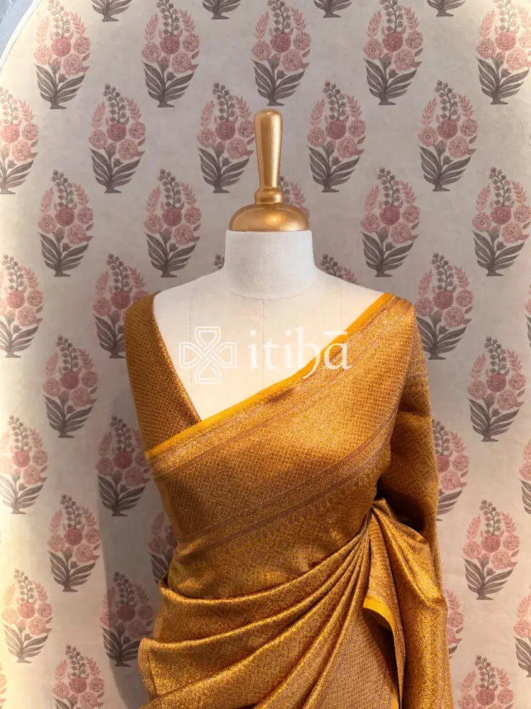 SOFT KATAN SILK ANTIQUE BANARASI SAREE