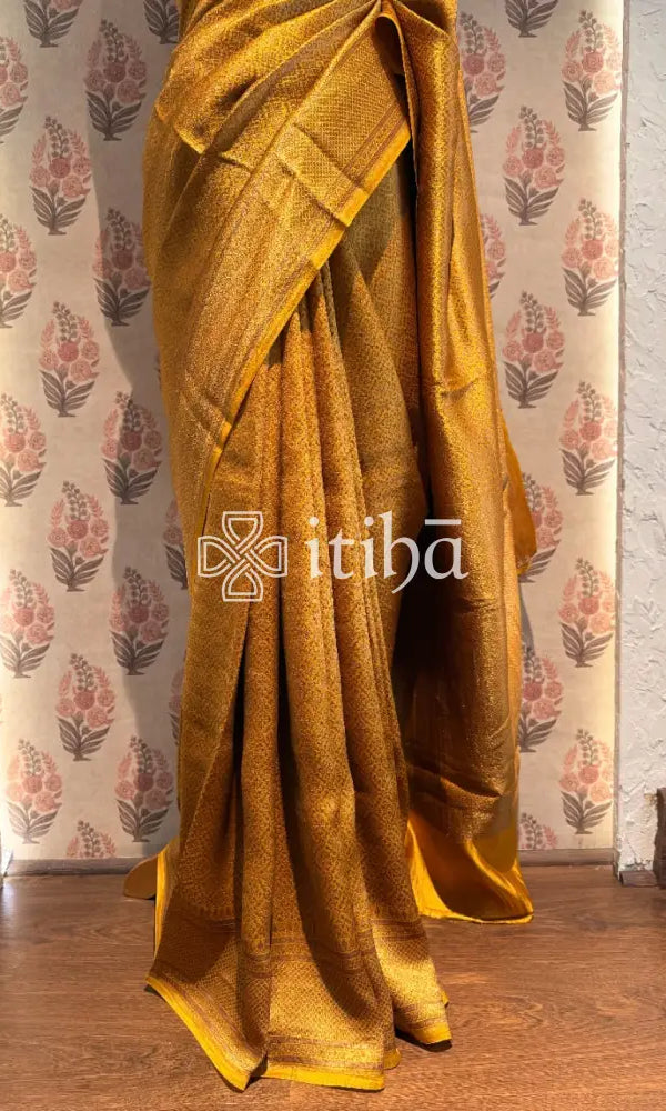 SOFT KATAN SILK ANTIQUE BANARASI SAREE