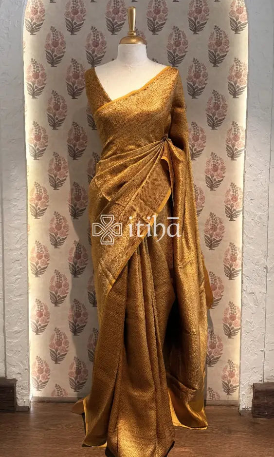 SOFT KATAN SILK ANTIQUE BANARASI SAREE