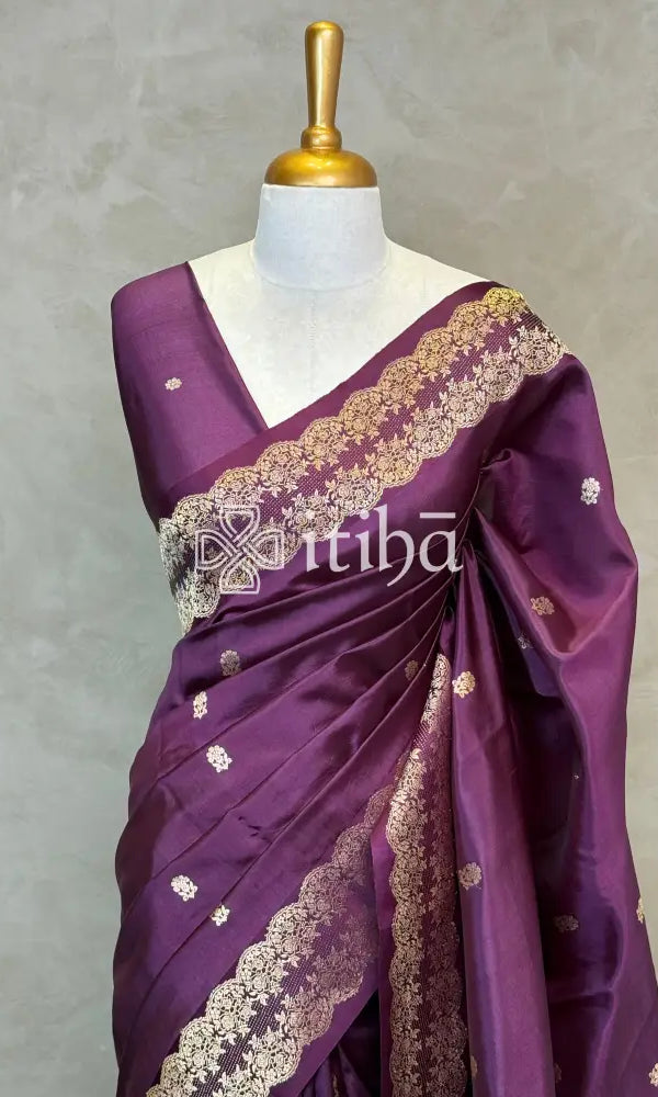 SOFT KATAN SILK BANARASI SAREE