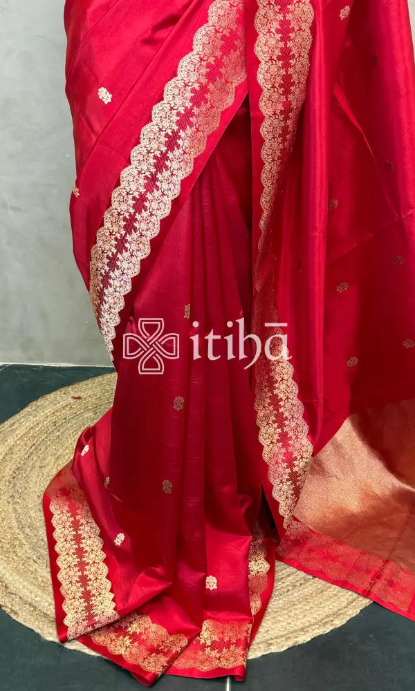 SOFT KATAN SILK BANARASI SAREE
