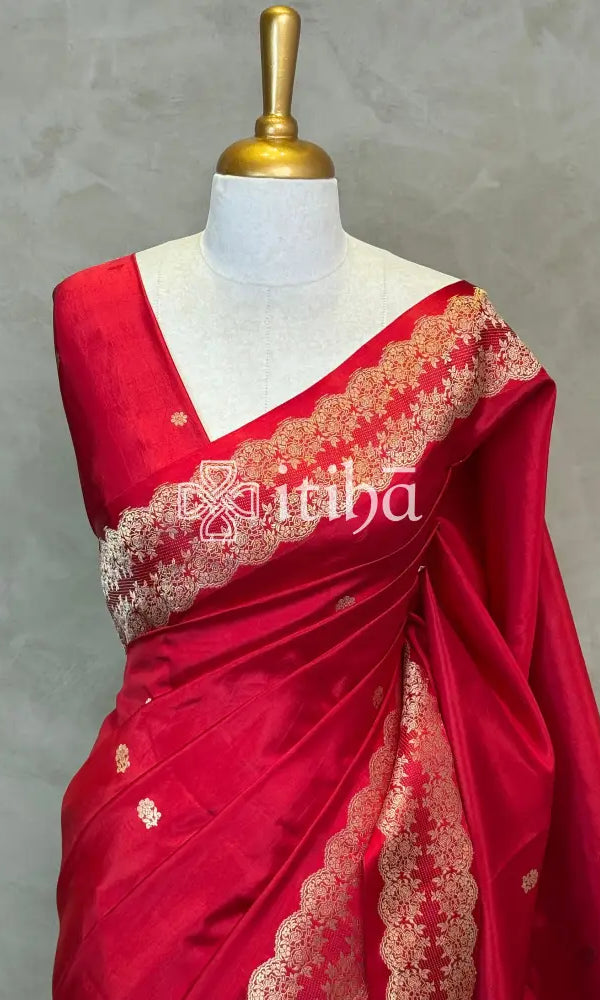 SOFT KATAN SILK BANARASI SAREE