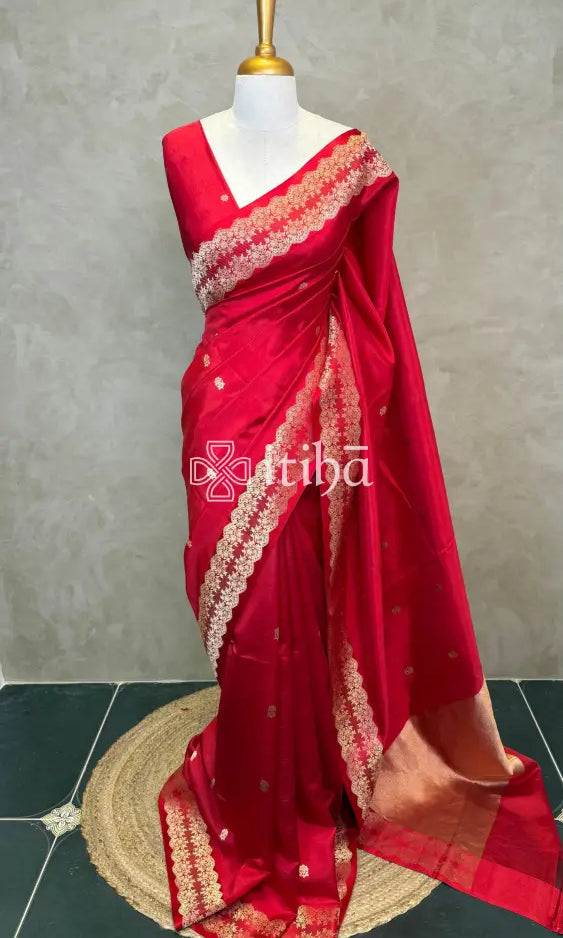 SOFT KATAN SILK BANARASI SAREE