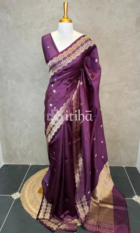 SOFT KATAN SILK BANARASI SAREE