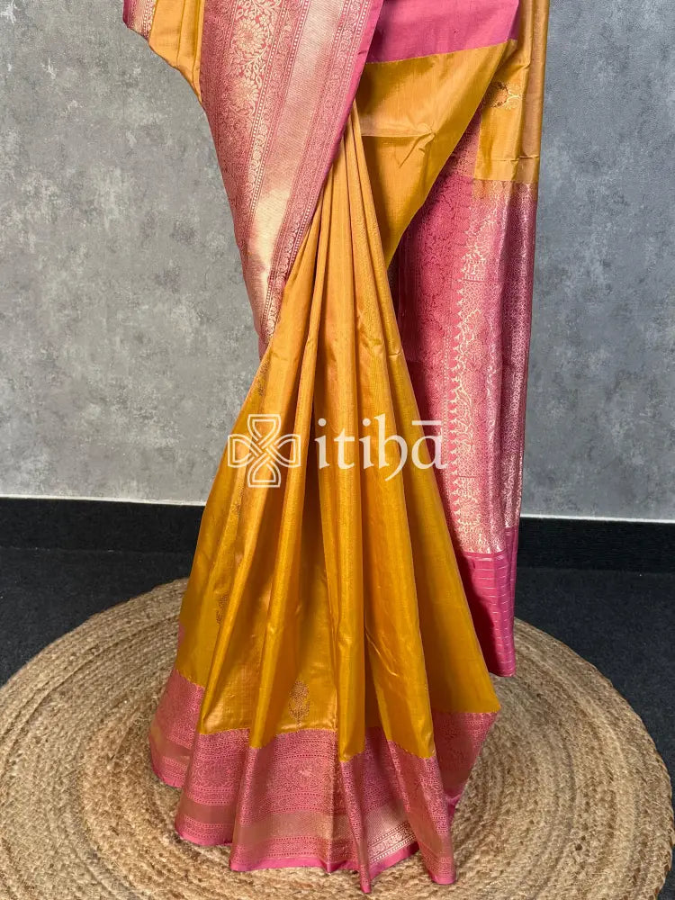 SOFT KATAN SILK KADUA WEAV BANARASI SAREE