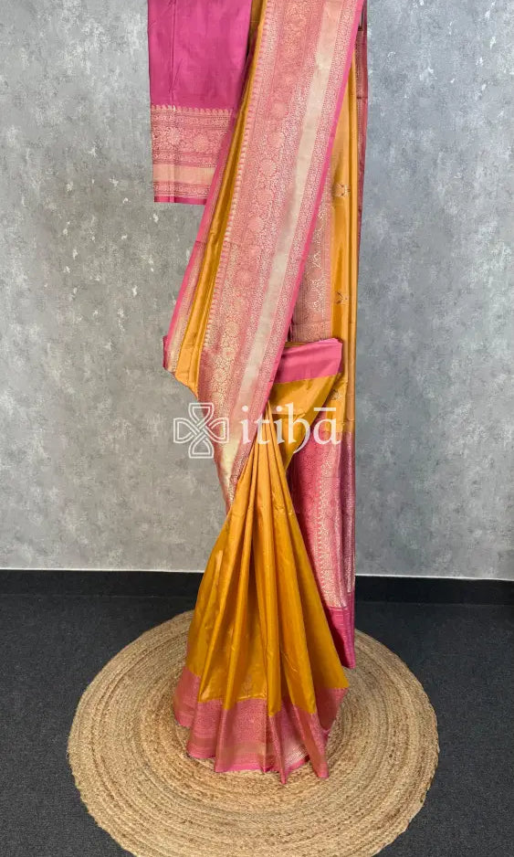 SOFT KATAN SILK KADUA WEAV BANARASI SAREE