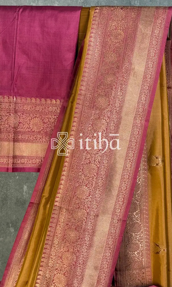 SOFT KATAN SILK KADUA WEAV BANARASI SAREE