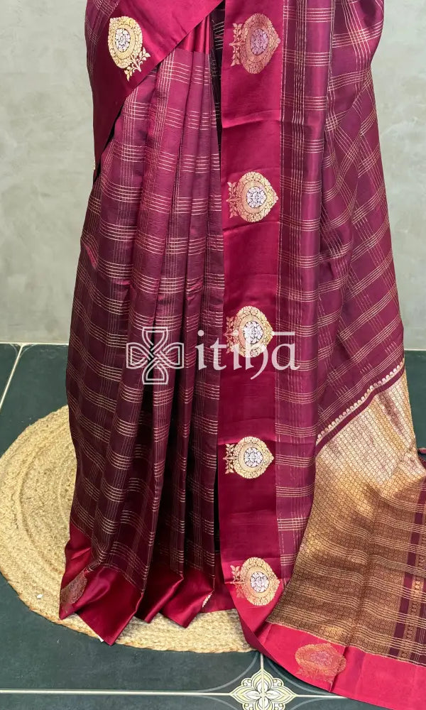 SOFT KATAN SILK MEENAKARI BANARASI SAREE