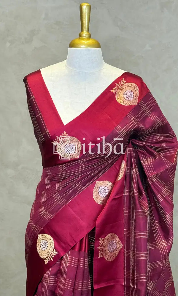 SOFT KATAN SILK MEENAKARI BANARASI SAREE