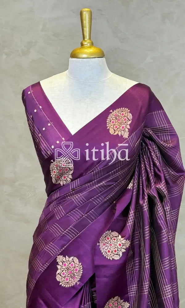 SOFT KATAN SILK MEENAKARI BANARASI SAREE
