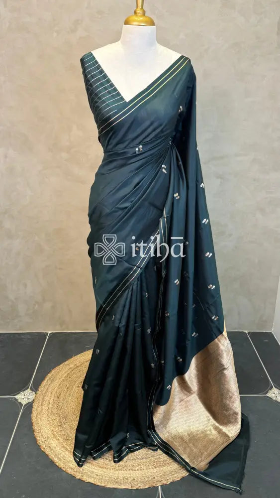 SOFT KATAN SILK MEENAKARI BANARASI SAREE