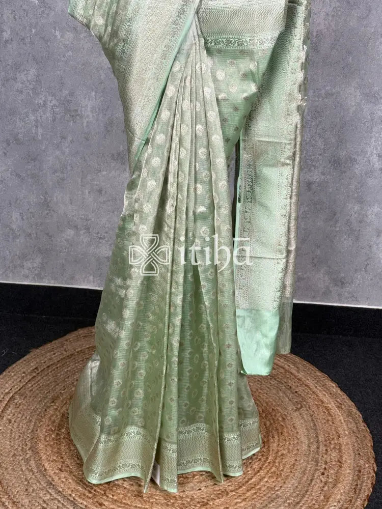 TISSUE ORGANZA BANARASI SAREE