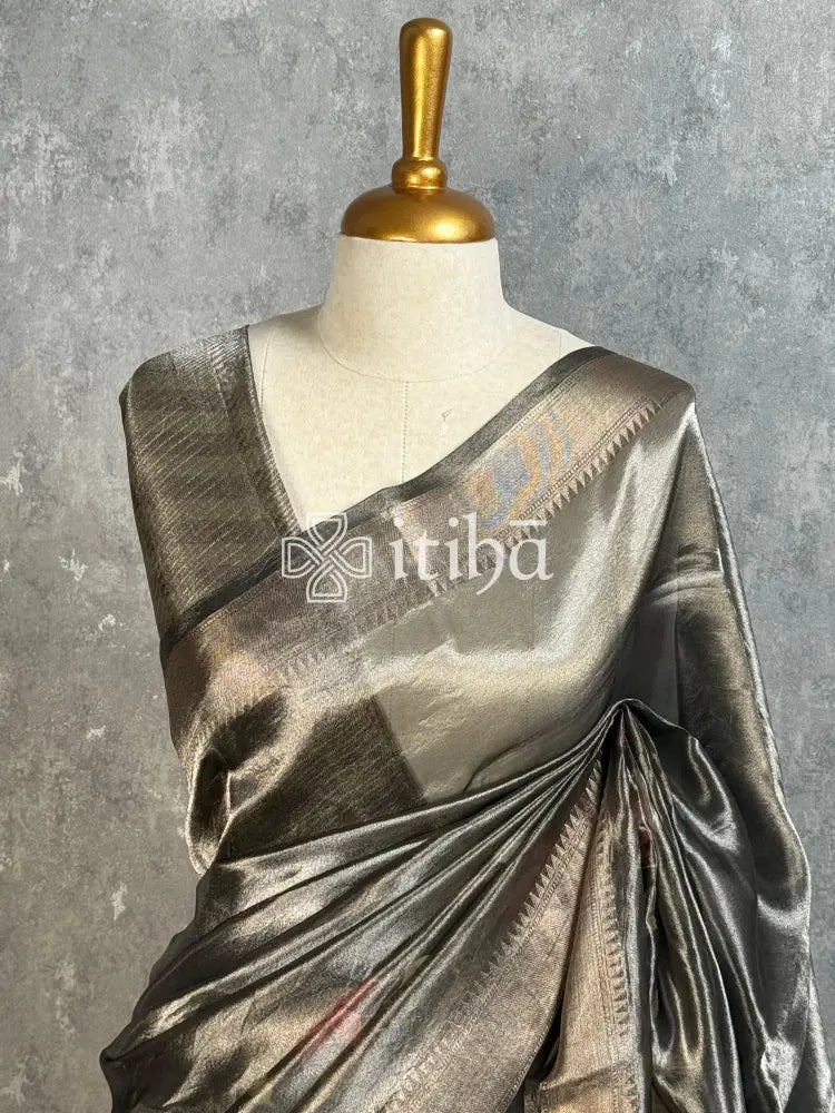 TISSUE ORGANZA PRINTED BANARASI SAREE