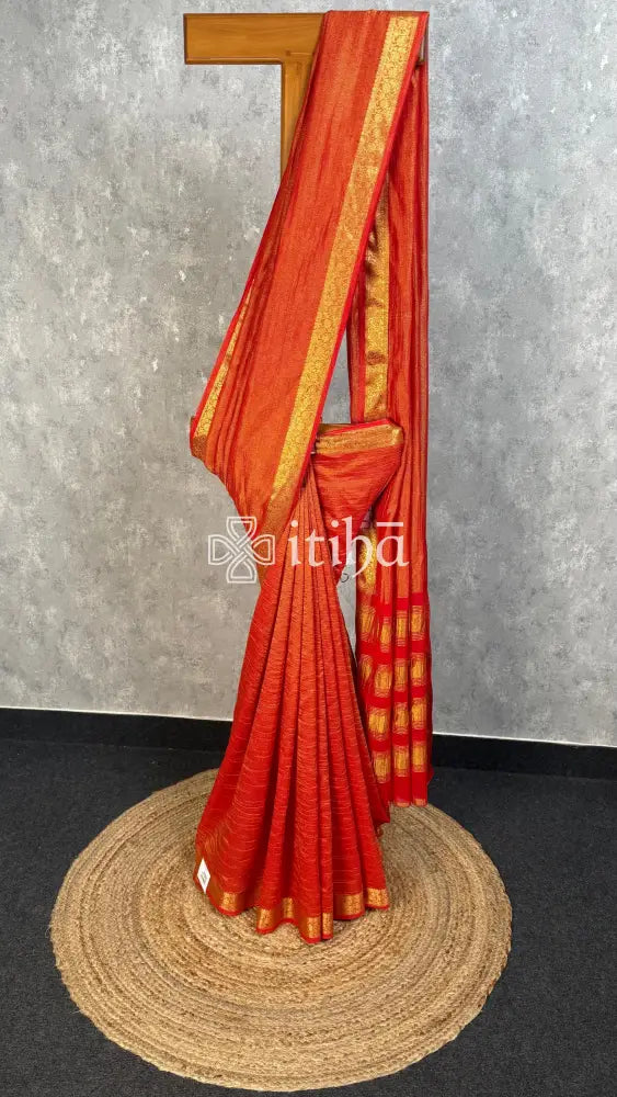 TISSUE SEMI SILK BANARASI SAREE