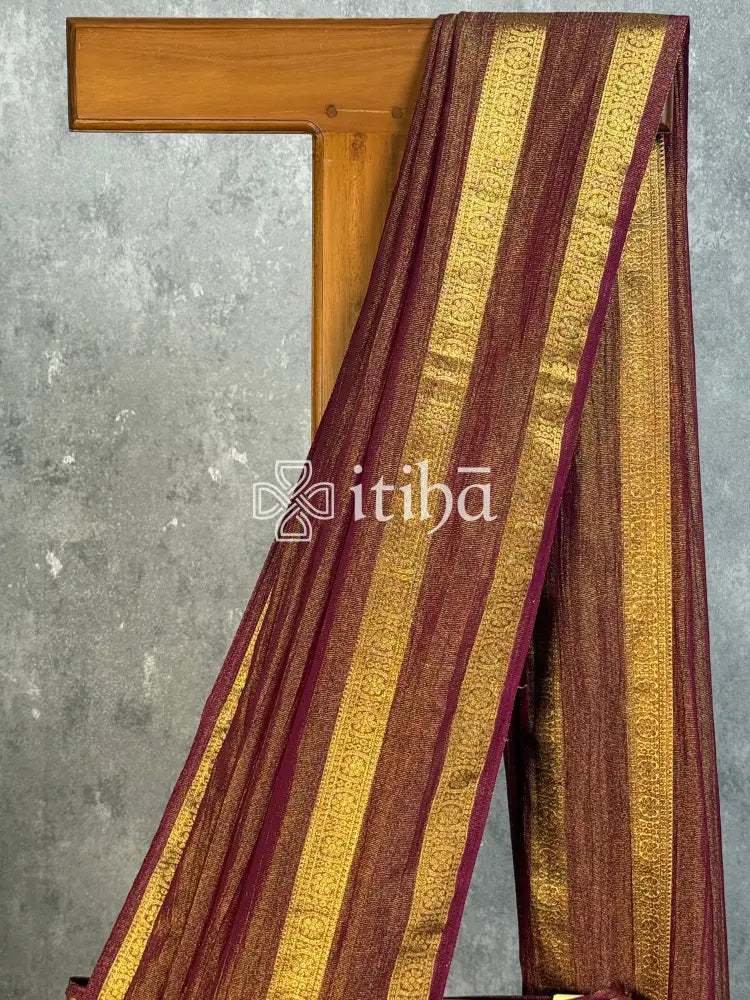 TISSUE SEMI SILK BANARASI SAREE