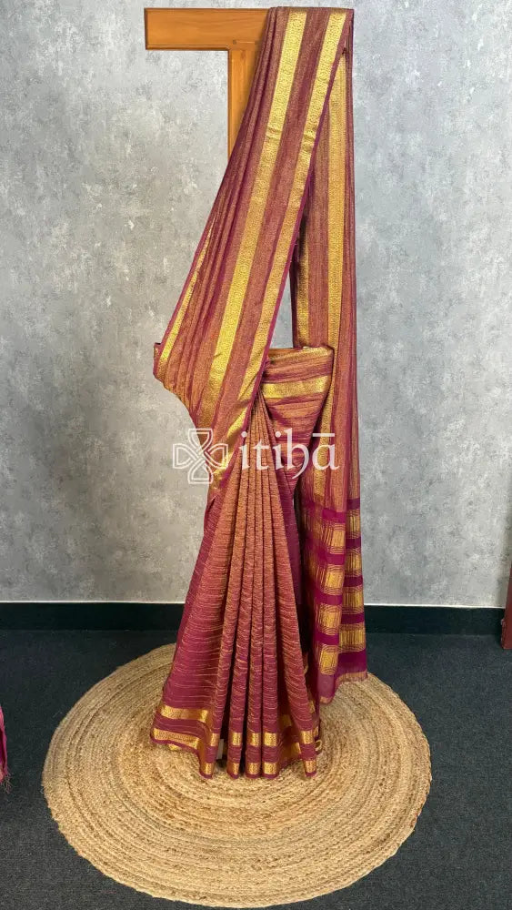 TISSUE SEMI SILK BANARASI SAREE