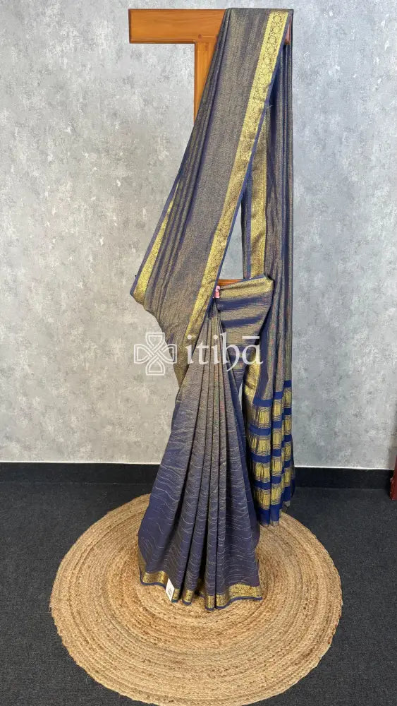 TISSUE SEMI SILK BANARASI SAREE