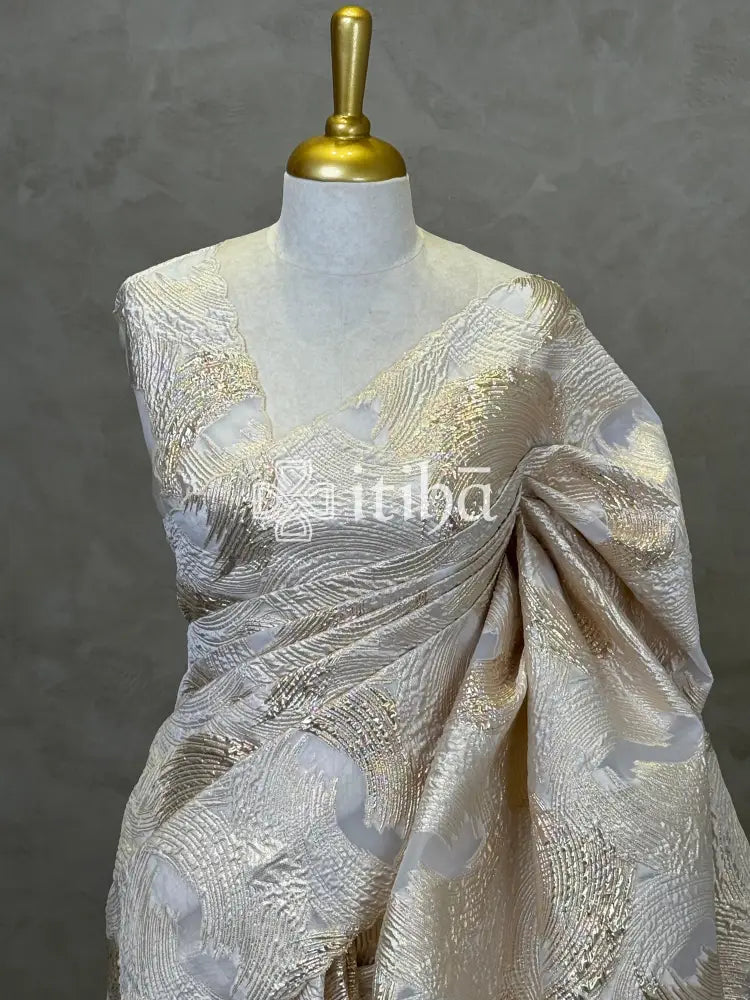 TURKISH ORGANZA DESIGNER SAREE