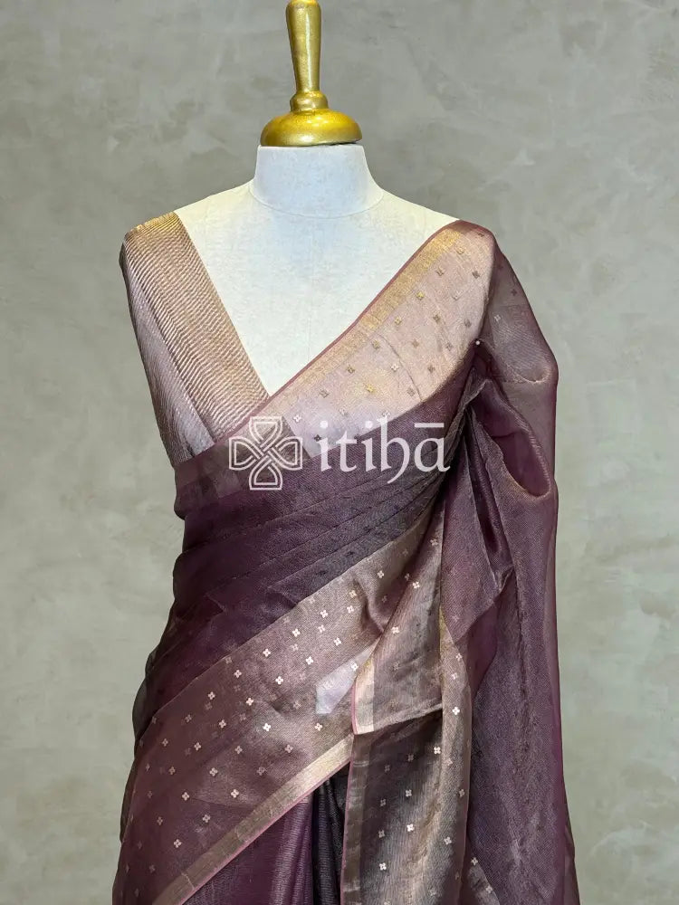 TUSSAR ORGANZA SAREE