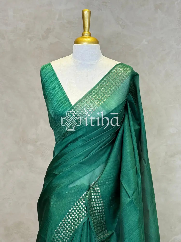TUSSAR ORGANZA SAREE