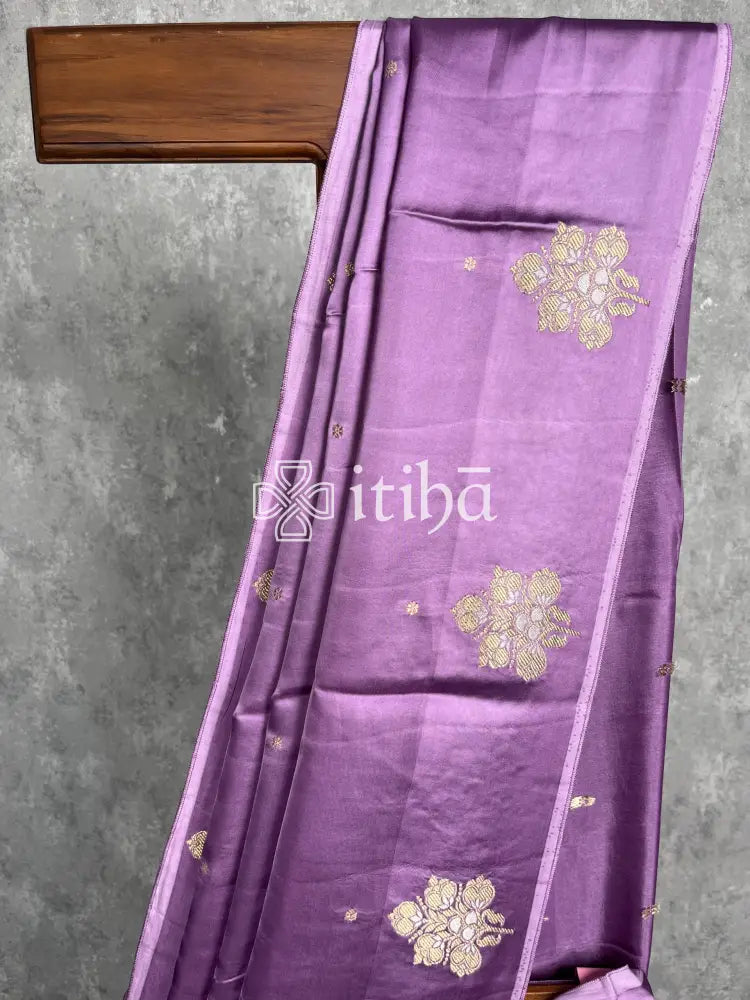 VISCOSE SATIN SILK BANARASI SAREE