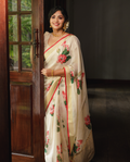KOTA SILK LOTUS PRINTED SAREE