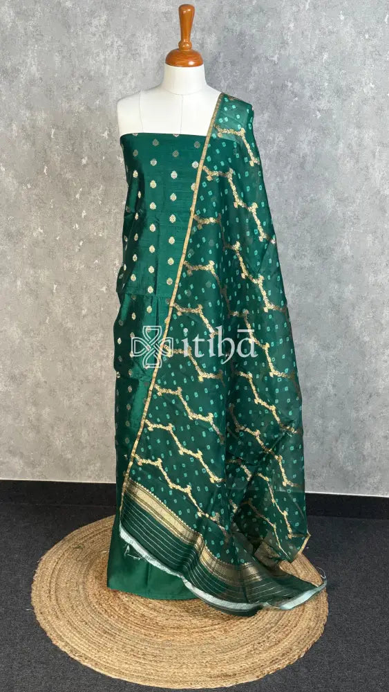 BANARASI SILK SUIT BANARASI SALWAR SET