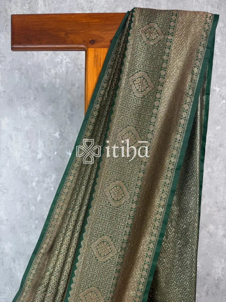CHANDERI ANTIQUE ZARI BROCADE BANARASI SAREE