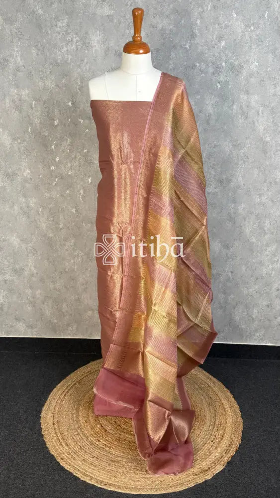 CHANDERI BROCADE SALWAR SET