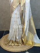 CHANDERI GOLD BHUTA SAREE