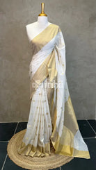 CHANDERI GOLD BHUTA SAREE