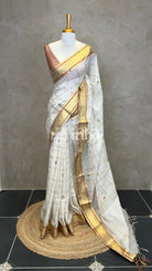 CHANDERI MEENAKARI SAREE
