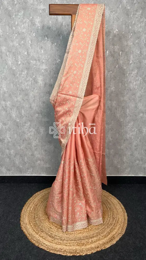 CHIFFON EMBROIDERY SAREE