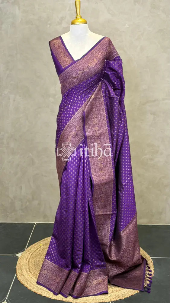 CHINIYA SILK BHUTA BANARASI SAREE