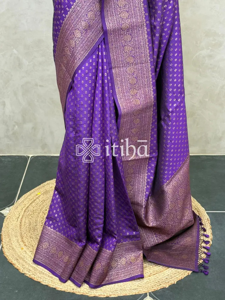 CHINIYA SILK BHUTA BANARASI SAREE