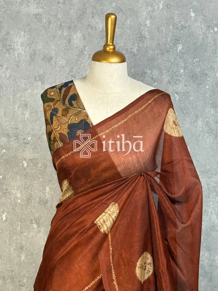 COTTON LINEN SAREE