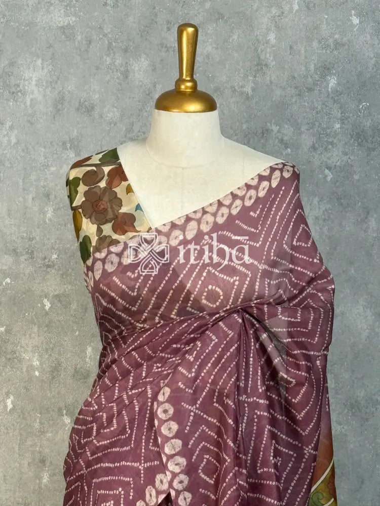 COTTON LINEN SAREE
