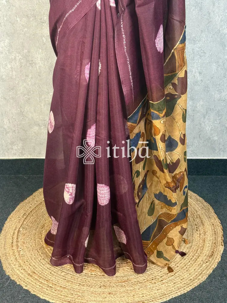 COTTON LINEN SAREE