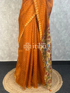 COTTON LINEN SAREE