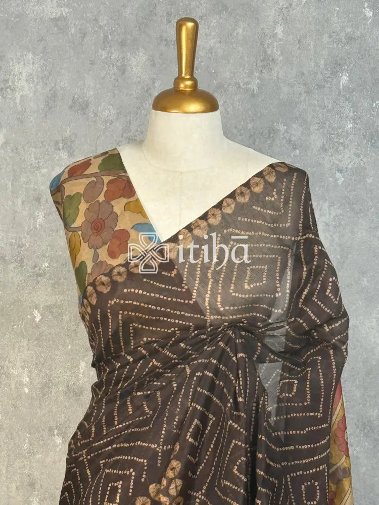 COTTON LINEN SAREE