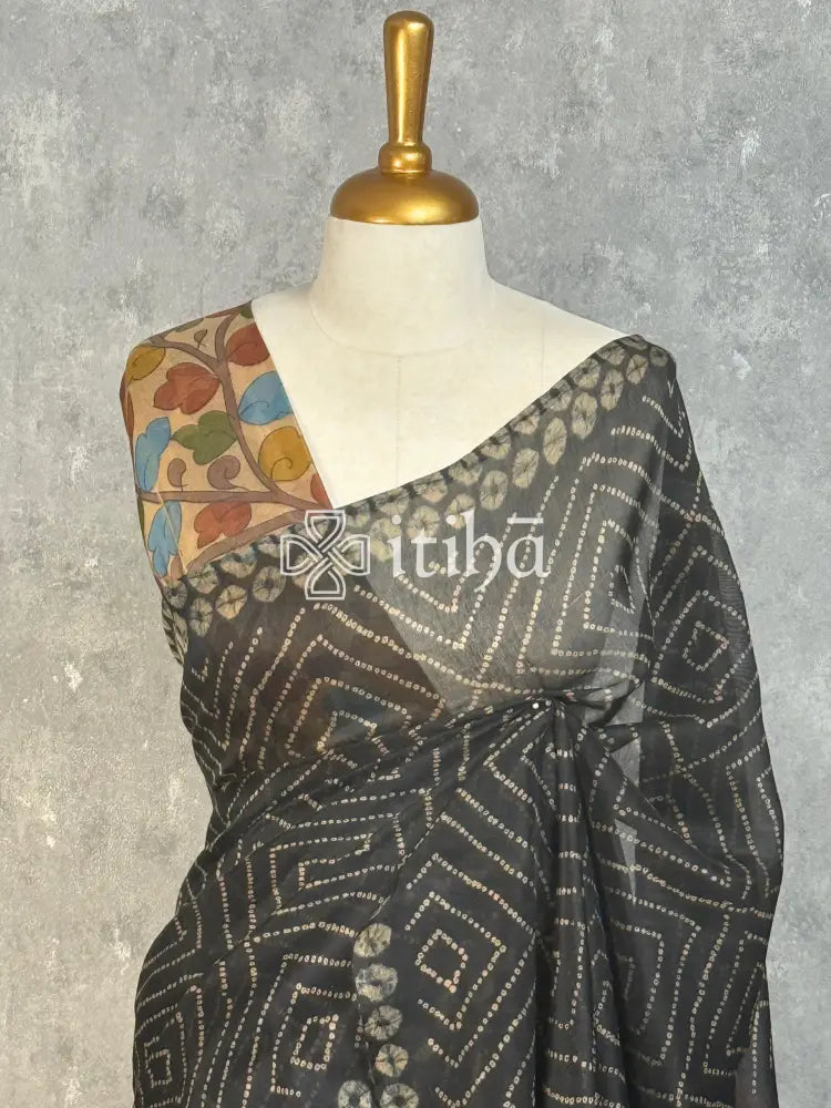 COTTON LINEN SAREE