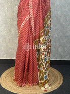COTTON LINEN SAREE