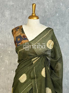 COTTON LINEN SAREE