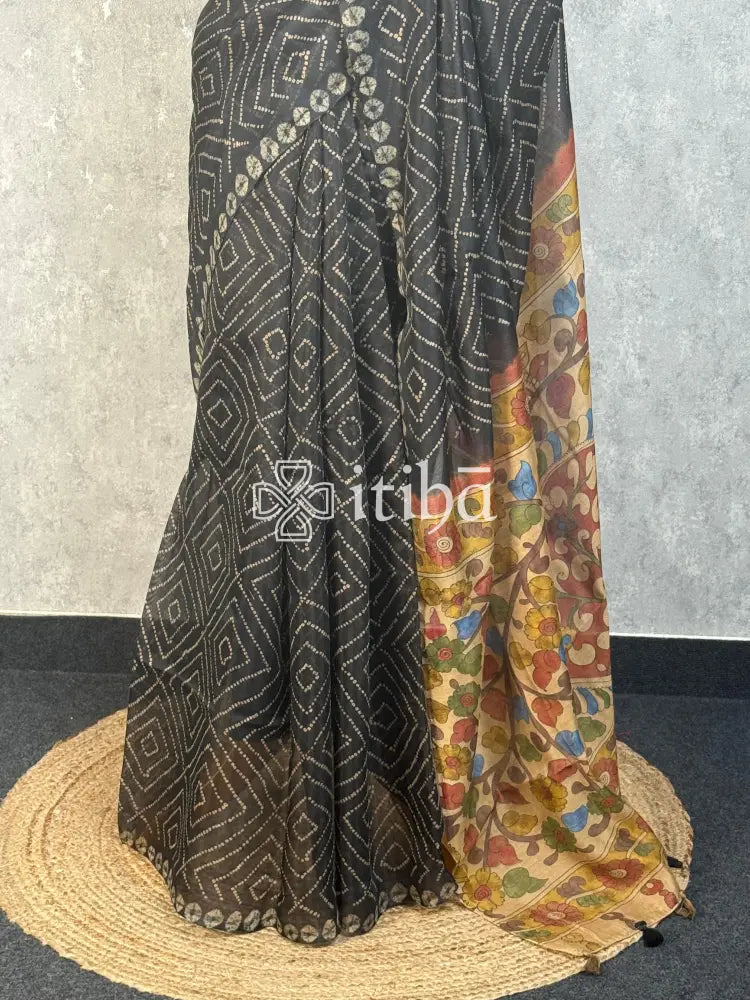 COTTON LINEN SAREE