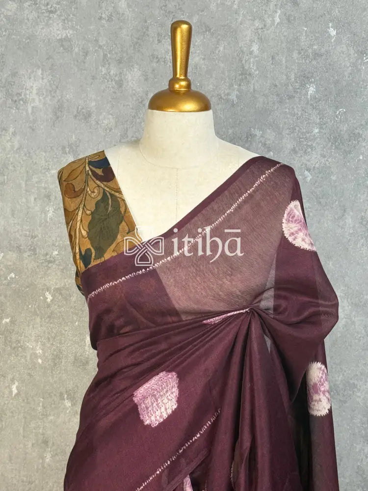 COTTON LINEN SAREE