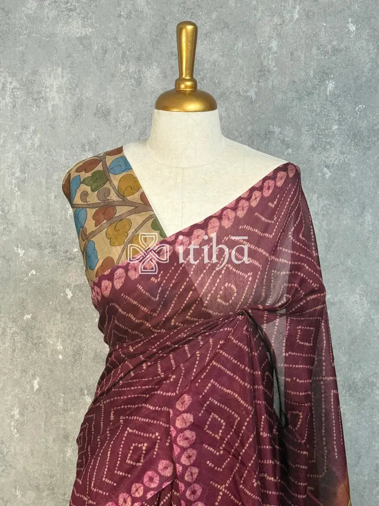 COTTON LINEN SAREE