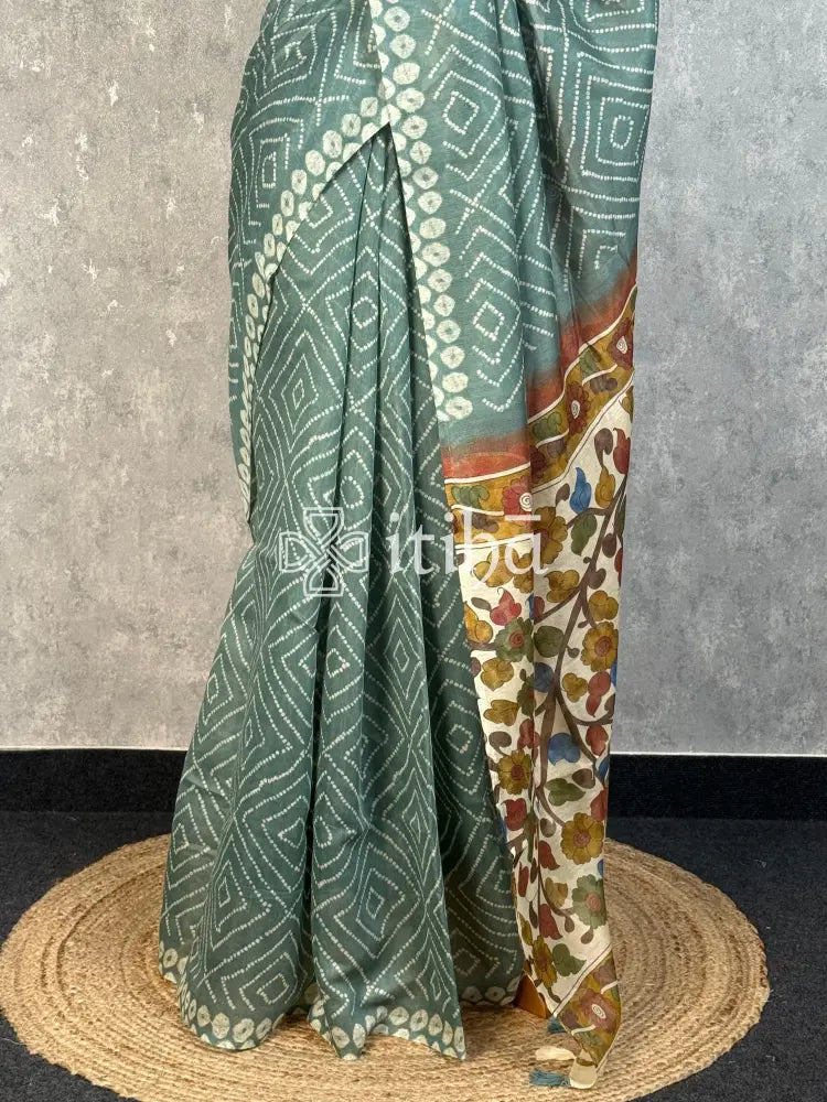 COTTON LINEN SAREE