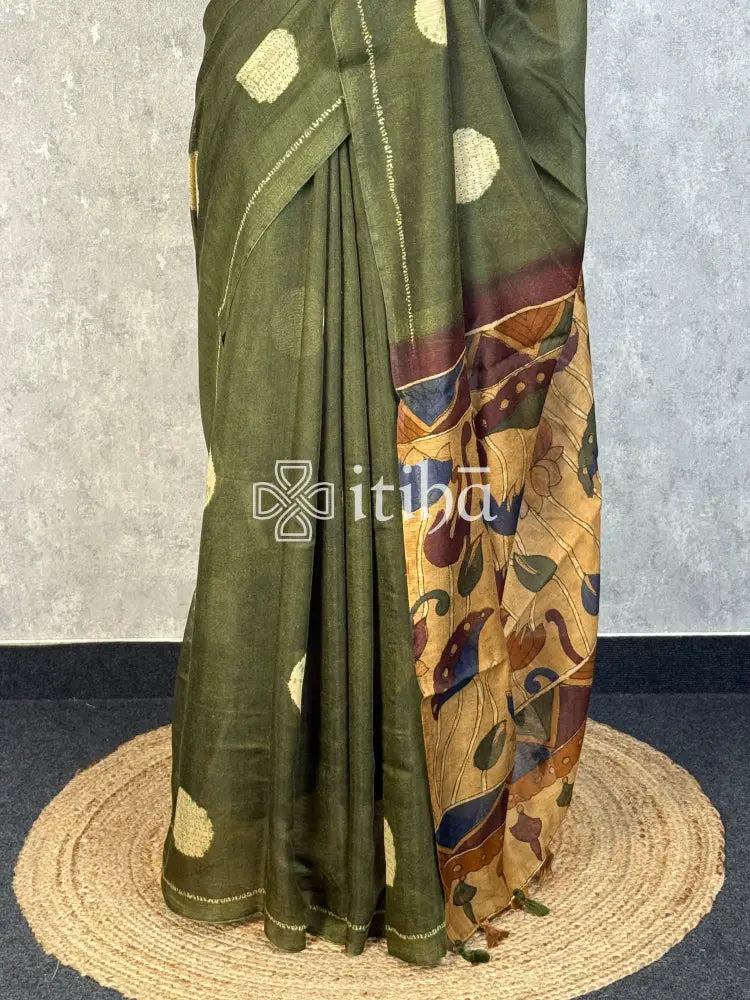 COTTON LINEN SAREE