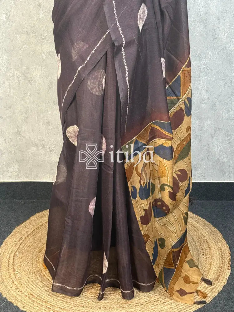 COTTON LINEN SAREE
