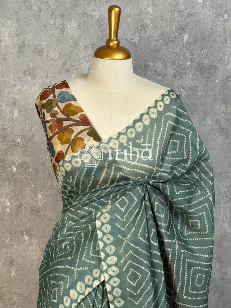 COTTON LINEN SAREE
